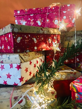 Geschenk mit Herz
